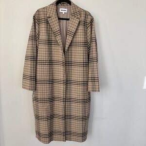 Weekday Lond Check‎ Coat Size M